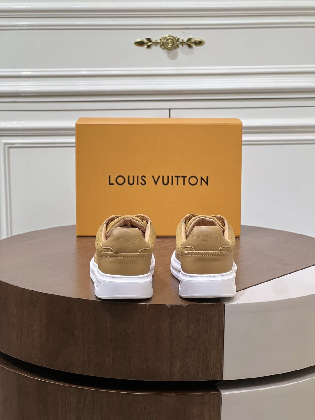 Louis Vuitton Tan Monogram Low-Top Sneakers