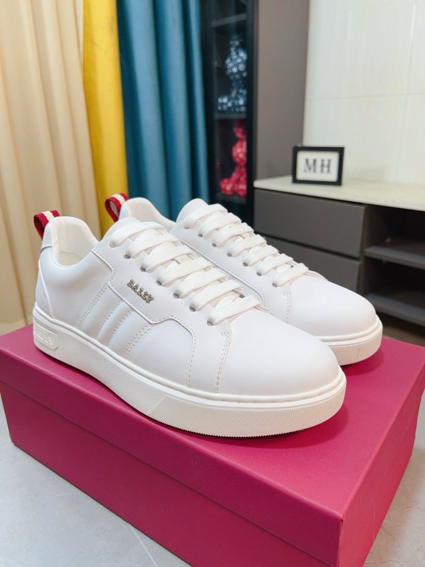 Bally Low-Top Leather Sneakers