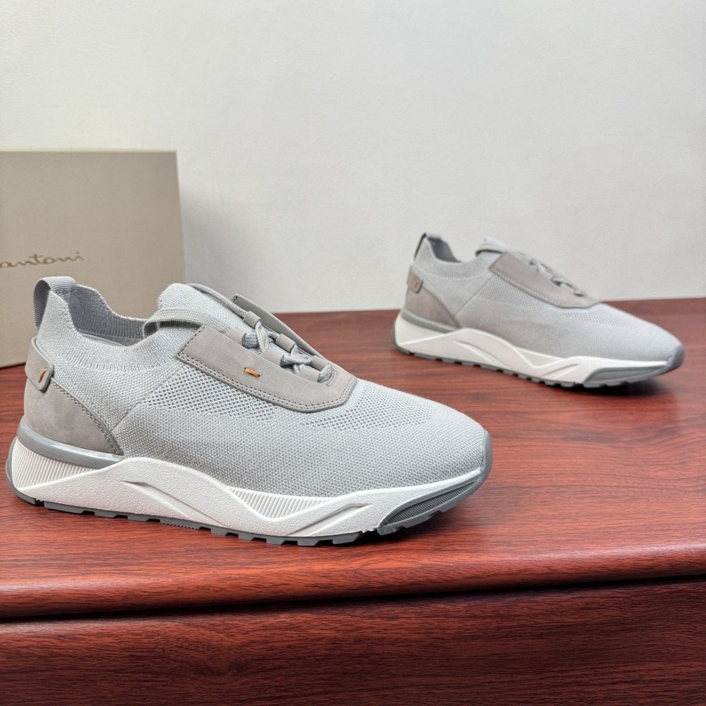 Santoni Men's Knit Sneakers