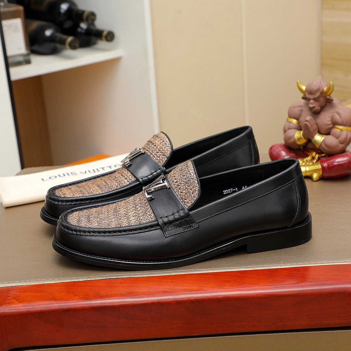 Louis Vuitton Woven Vamp Men’s Loafers