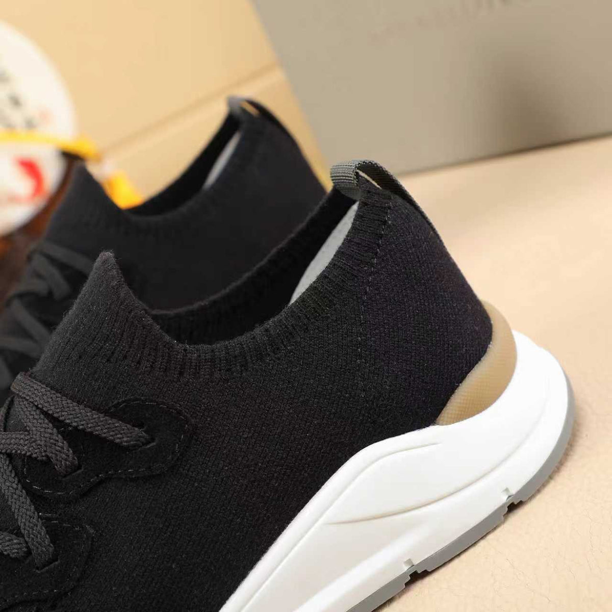 Brunello Cucinelli Knit Lace-Up Sneakers